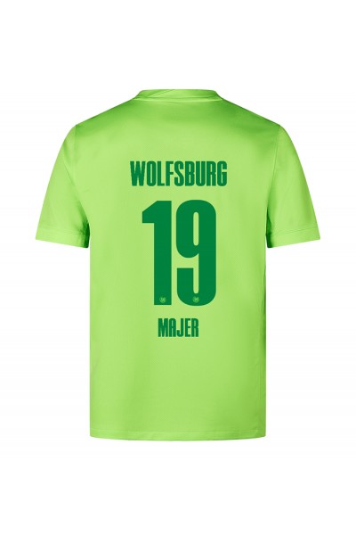 Wolfsburg Lovro Majer #19 Fotballdrakt Hjemme Klær 2024-25 Korte ermer Wolfsburg Lovro Majer #19 Fotballdrakt Hjemme Klær 2024-25 Korte ermer